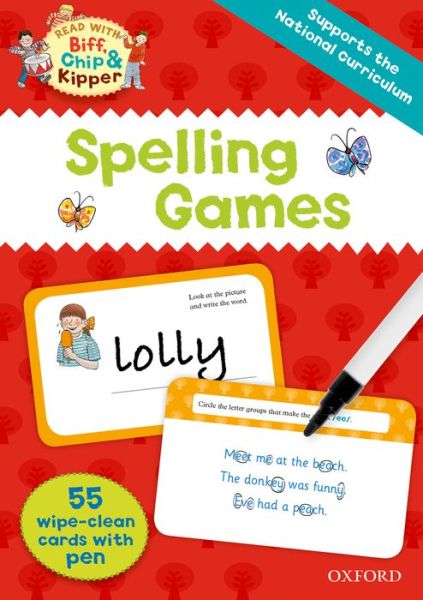 Cover for Roderick Hunt · Oxford Reading Tree Read with Biff, Chip and Kipper: Spelling Games Flashcards - Oxford Reading Tree Read with Biff, Chip and Kipper (Buch) (2014)