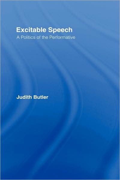 Cover for Judith Butler · Excitable Speech (Gebundenes Buch) (1997)