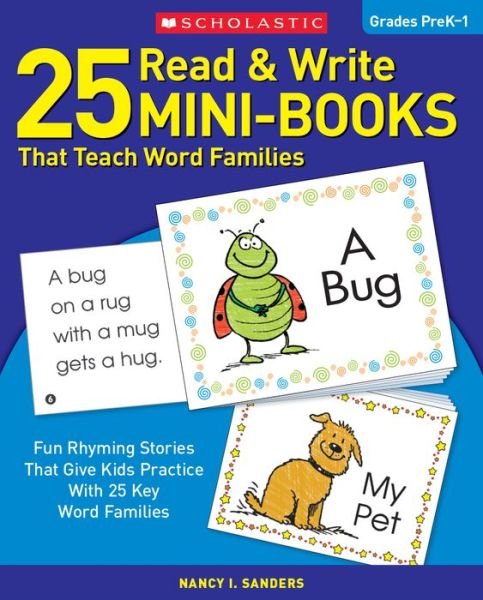 Cover for Anne Kennedy · 25 Read &amp; Write Mini-books That Teach Word Families: Fun and Interactive Rhyming Stories That Give Kids Practice with the 25 Key Word Families?and Put Them on the Path to Reading Success! (Paperback Book) (2001)