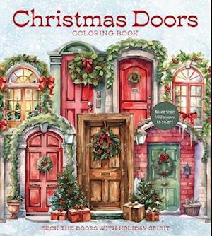 Cover for Editors of Chartwell Books · Christmas Doors Coloring Book: Deck the Doors with Holiday Spirit - Chartwell Coloring Books (Taschenbuch) (2025)