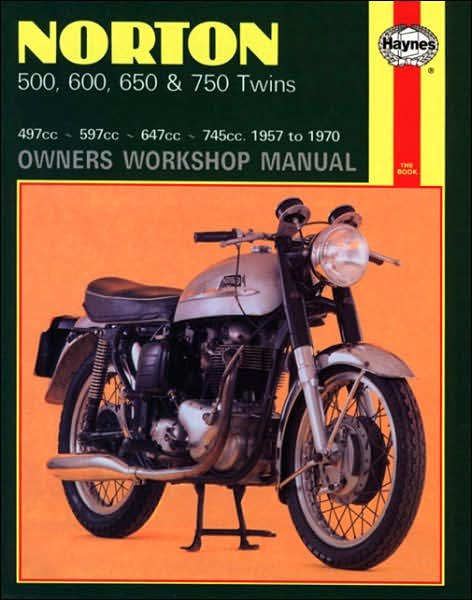 Cover for Haynes Publishing · Norton 500, 600, 650 &amp; 750 Twins (57 - 70) Haynes Repair Manual (Paperback Bog) [M187 edition] (1988)