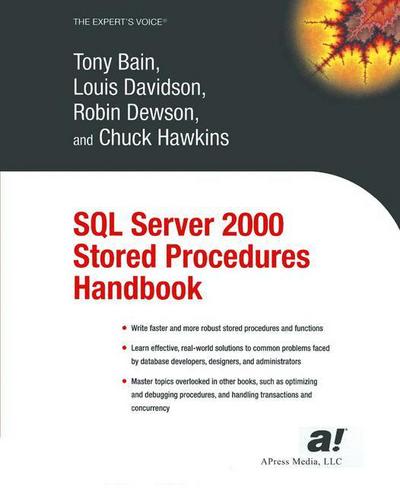 Cover for Tony Bain · Sql Server 2000 Stored Procedures Handbook (Paperback Book) (2003)