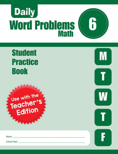 Cover for Evan-Moor Educational Publishers · Daily Word Problems, Grade 6 Sb 5 Pack (Book) (2019)