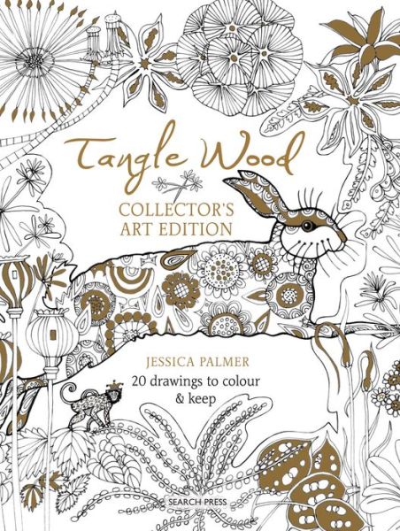 Tangle Wood Collector's Art Edition: 20 Drawings to Colour & Keep - Jessica Palmer - Książki - Search Press Ltd - 9781782214878 - 27 stycznia 2017