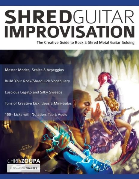 Cover for Chris Zoupa · Shred Guitar Improvisation (Pocketbok) (2019)