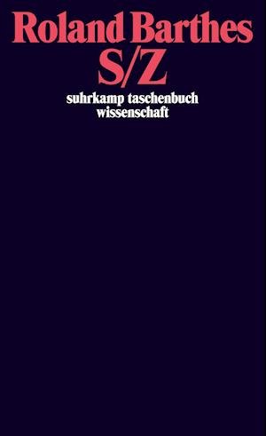 Cover for Roland Barthes · Suhrk.TB.Wi.0687 Barthes.S-Z (Bog)