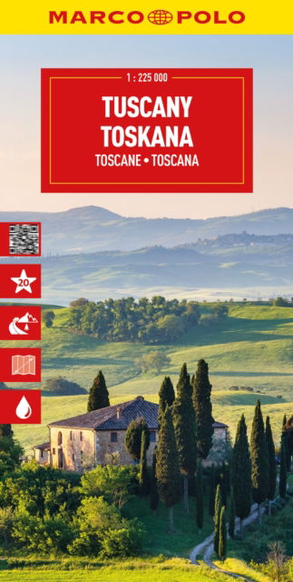 Cover for Marco Polo · Tuscany Marco Polo Map - Marco Polo Maps (Landkarten) (2025)