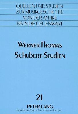 Cover for Thomas · Schubert-Studien (Paperback Book) (1990)