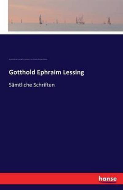 Cover for Lessing · Gotthold Ephraim Lessing (Buch) (2016)