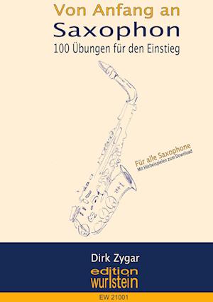 Cover for Dirk Zygar · Saxophon von Anfang an (Paperback Book) (2021)