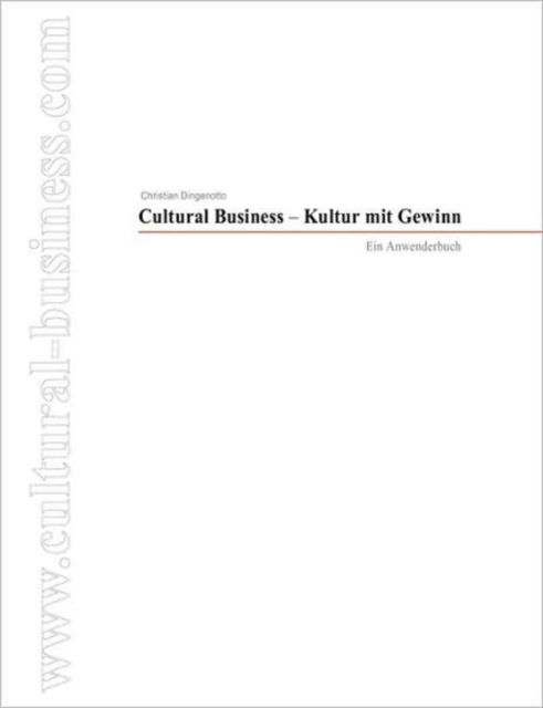 Cover for Christian Dingenotto · Cultural Business (Paperback Book) (2007)