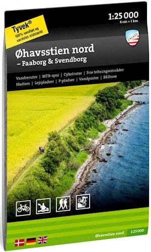 Cover for Calazo · Øhavsstien syd - Ærø &amp; Rudkøbing - Hiking maps (Landkart) (2021)
