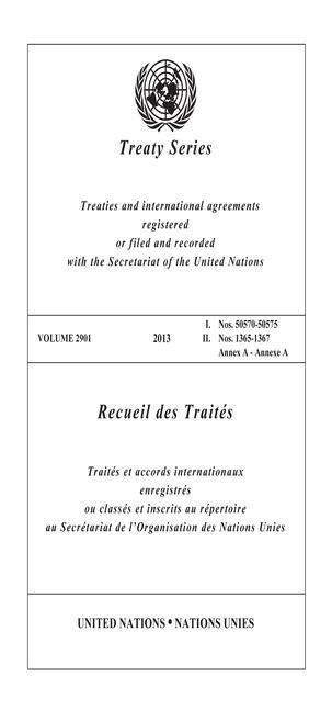 Cover for United Nations · Treaty series: treaties and international agreements registered or filed and recorded with the Secretariat of the United Nations (Paperback Bog) (2020)