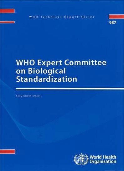 Cover for The Who · WHO Expert Committee on Biological Standardization: Sixty-fourth Report (Taschenbuch) (2015)