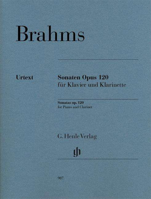 Sonaten op. 120 für Kl+Klr.HN987 - Brahms - Bøger - SCHOTT & CO - 9790201809878 - 6. april 2018