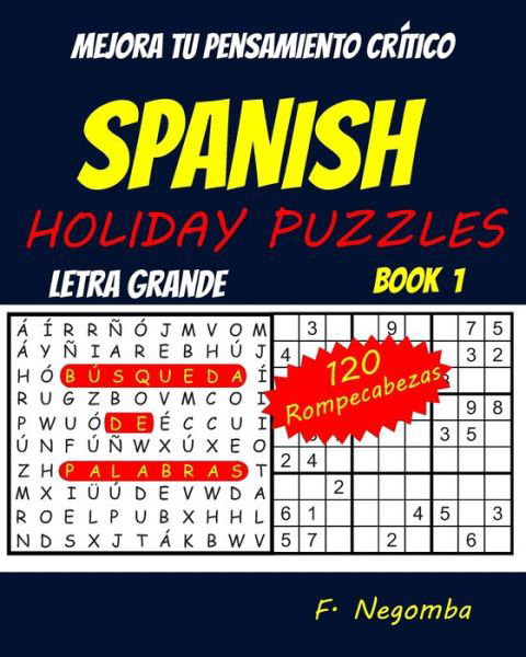 Cover for F Negomba · Spanish Holiday Puzzles (Paperback Bog) (2020)