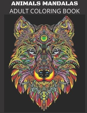 Cover for Artbook Publishing · Animals Mandalas Adult Coloring Book (Paperback Book) (2020)