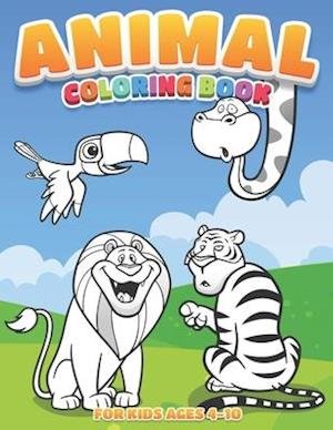Cover for Mbt Kids Coloring Books · Animal Coloring Book For Kids (Paperback Book) (2020)