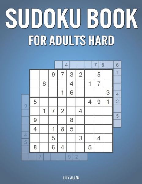 Cover for Sarah Rogers · Sudoku Book For Adults Hard (Paperback Book) (2021)