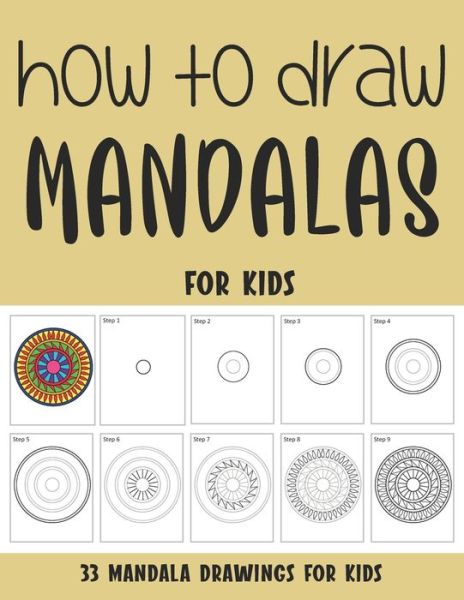 Cover for Sonia Rai · How to Draw Mandalas for Kids (Paperback Book) (2021)