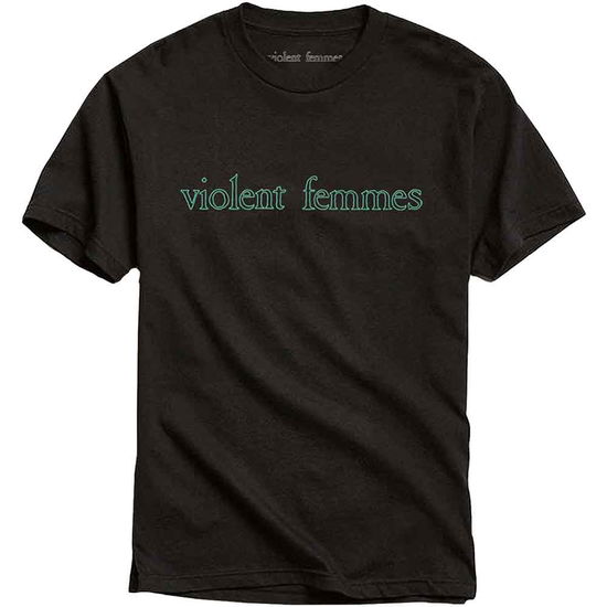 Cover for Violent Femmes · Violent Femmes Unisex T-Shirt: Green Vintage Logo (T-shirt)