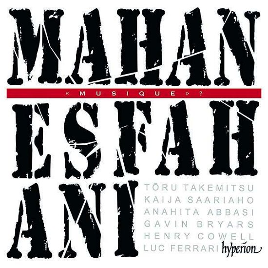 Cover for Mahan Esfahani · Musique? (CD) (2020)