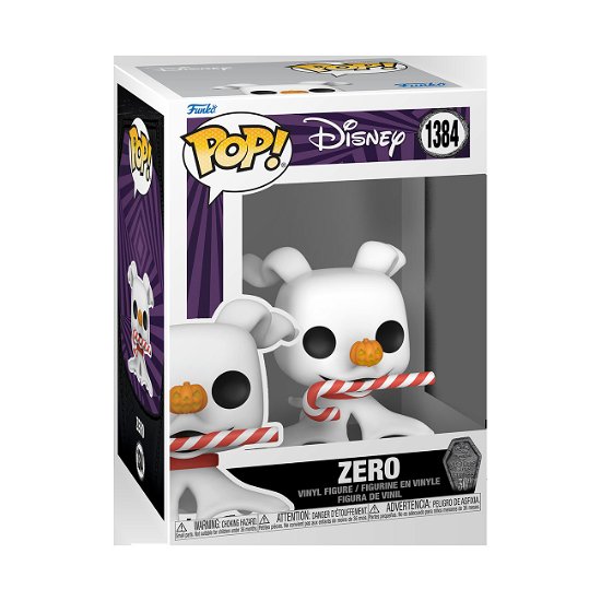 The Nightmare Before Christmas 30th- Zero W/candyc - Funko Pop! Disney: - Merchandise - FUNKO UK LTD - 0889698723879 - August 18, 2023
