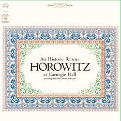 At Carnegie Hall - Vladimir Horowitz - Music - SPEAKERS CORNER RECORDS - 4260019714879 - October 29, 2015