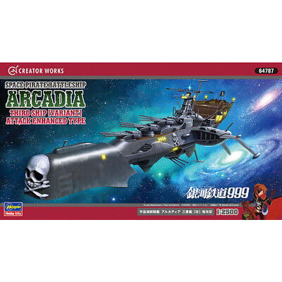 Cover for Hasegawa · Hasegawa - 1/2500 Space Pirate Battelship Arcadia 3rd Sh 64787 (2/24) * (Toys)