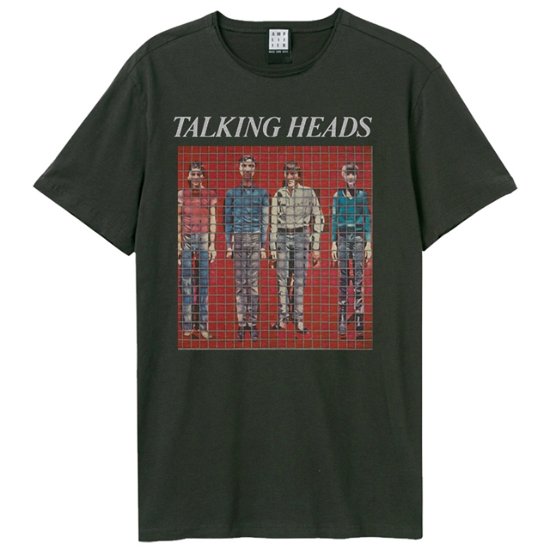 Cover for Talking Heads · Talking Heads Buildings And Food Amplified Vintage Charcoal Small T Shirt (T-shirt)