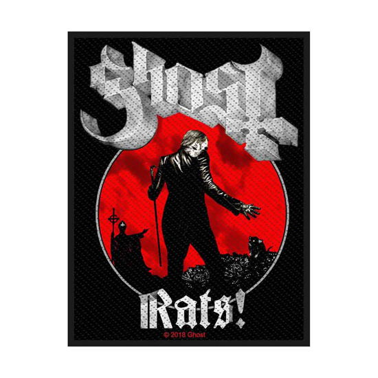 Ghost Standard Woven Patch: Rats - Ghost - Produtos - PHD - 5055339789879 - 19 de agosto de 2019