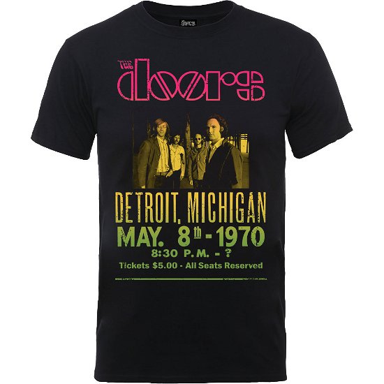 The Doors Unisex T-Shirt: Gradient Show Poster - The Doors - Marchandise - Merch Traffic - 5056170624879 - 