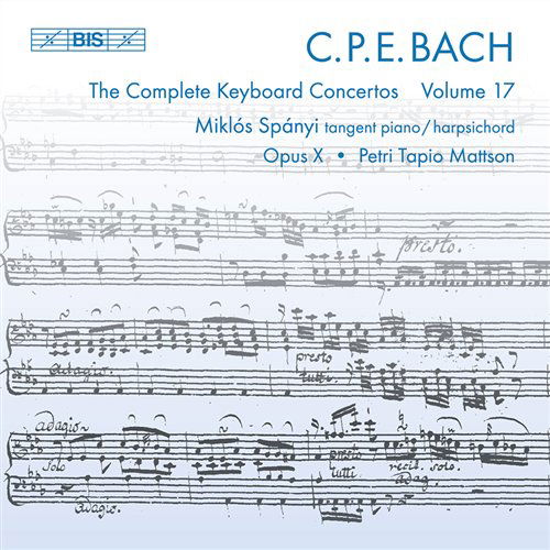 Complete Keyboard Concertos - Bach,c.p.e. / Opus X Ensemble / Mattson - Musik - Bis - 7318590016879 - 30. Juni 2009