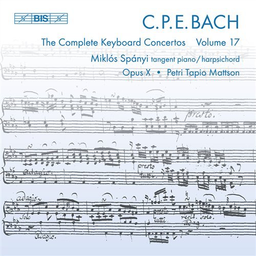 Cover for Bach,c.p.e. / Opus X Ensemble / Mattson · Complete Keyboard Concertos (CD) (2009)
