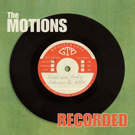 Recorded - Motions - Music - BUTLER - 8718627230879 - November 22, 2019