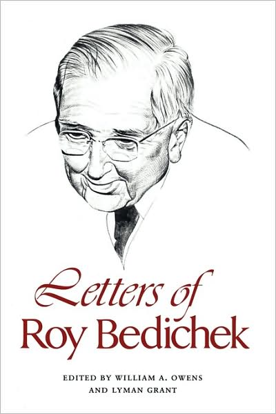 Cover for William a Owens · Letters of Roy Bedichek (Paperback Book) (1985)