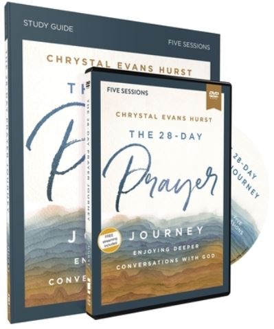 The 28-Day Prayer Journey Study Guide with DVD: Enjoying Deeper Conversations with God - Chrystal Evans Hurst - Książki - HarperChristian Resources - 9780310121879 - 25 sierpnia 2020