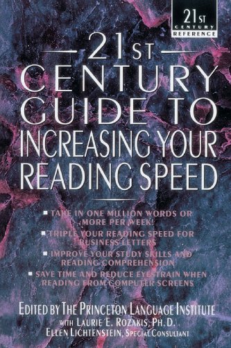 Cover for The Philip Lief Group · 21st Century Guide to Increasing Your Reading Speed (Pocketbok) (1997)