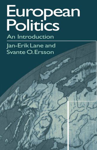 Cover for Jan-Erik Lane · European Politics: An Introduction (Paperback Book) (1996)