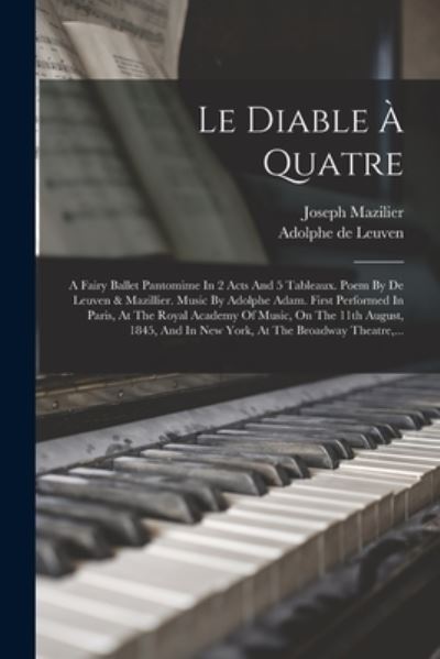 Cover for Adolphe de Leuven · Diable À Quatre (Book) (2022)