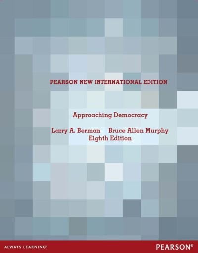 Cover for Larry Berman · Approaching Democracy: Pearson New International Edition (Paperback Bog) (2013)