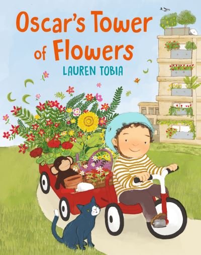 Cover for Lauren Tobia · Oscar's Tower of Flowers (Innbunden bok) (2021)