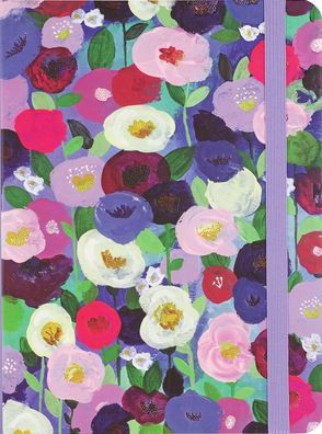 Floral Fields Journal (Diary, Notebook) - Peter Pauper Press Inc - Kirjat - Peter Pauper Press, Inc, - 9781441334879 - perjantai 31. heinäkuuta 2020