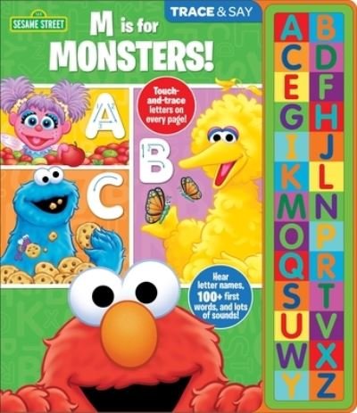 Cover for Pi Kids · Sesame Street: M Is for Monsters! (Board book) (2021)