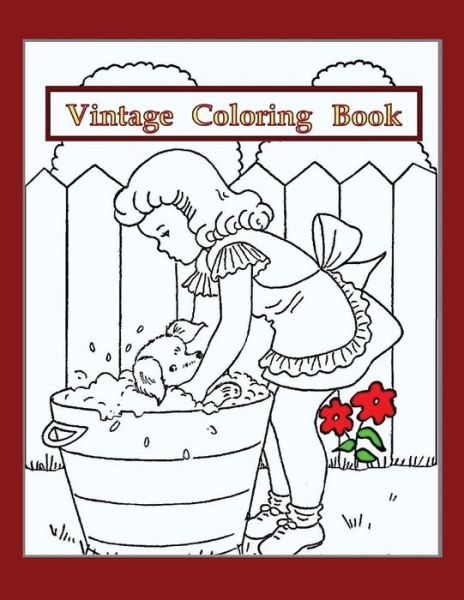 Cover for Mountainview Press · Vintage Coloring Book : Vintage drawings from 1944 (Paperback Book) (2016)