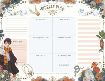 Harry Potter Anime Weekly Planner Notepad - Insight Editions - Bøger - Insight Editions - 9781647226879 - 24. maj 2022