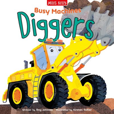 Cover for Amy Johnson · Busy Machines: Diggers (Pocketbok) (2019)