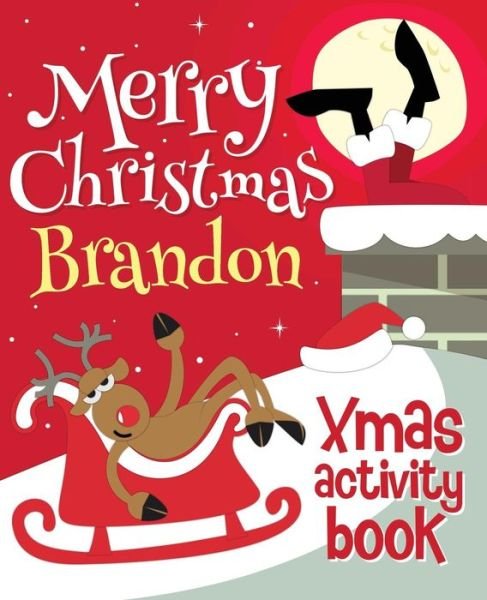 Cover for Xmasst · Merry Christmas Brandon - Xmas Activity Book (Paperback Book) (2017)