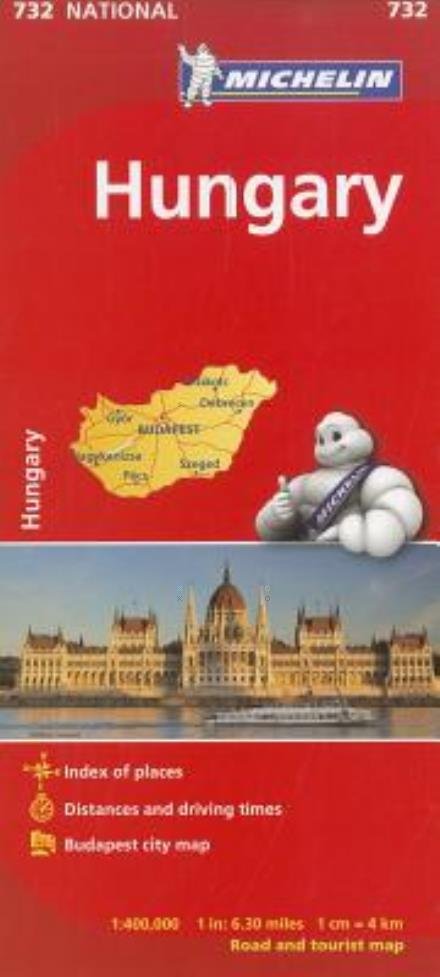 Hungary (Maps / Country (Michelin)) - Michelin Travel & Lifestyle - Kirjat - Michelin - 9782067171879 - keskiviikko 1. marraskuuta 2017