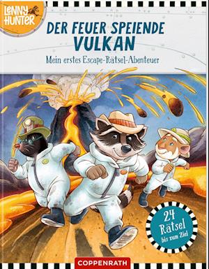 Cover for Jordi Fresquet (Comicon) und Oriol San Julian (Comicon), nach den Illustrationen von Silvio Neuendorf · Der Feuer speiende Vulkan (Lenny Hunter) (Book) (2024)